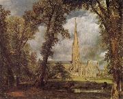 John Constable Salisbury Cathedral from the Bishop-s Grounds oil painting picture wholesale